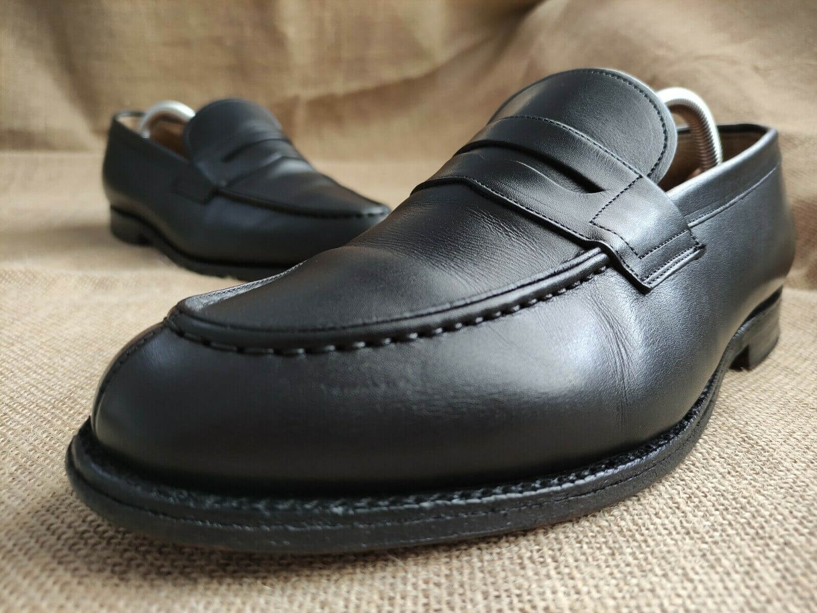 Church's Darwin Men's Black Leather Penny Loafers Shoes Sz UK 9.5 G ...