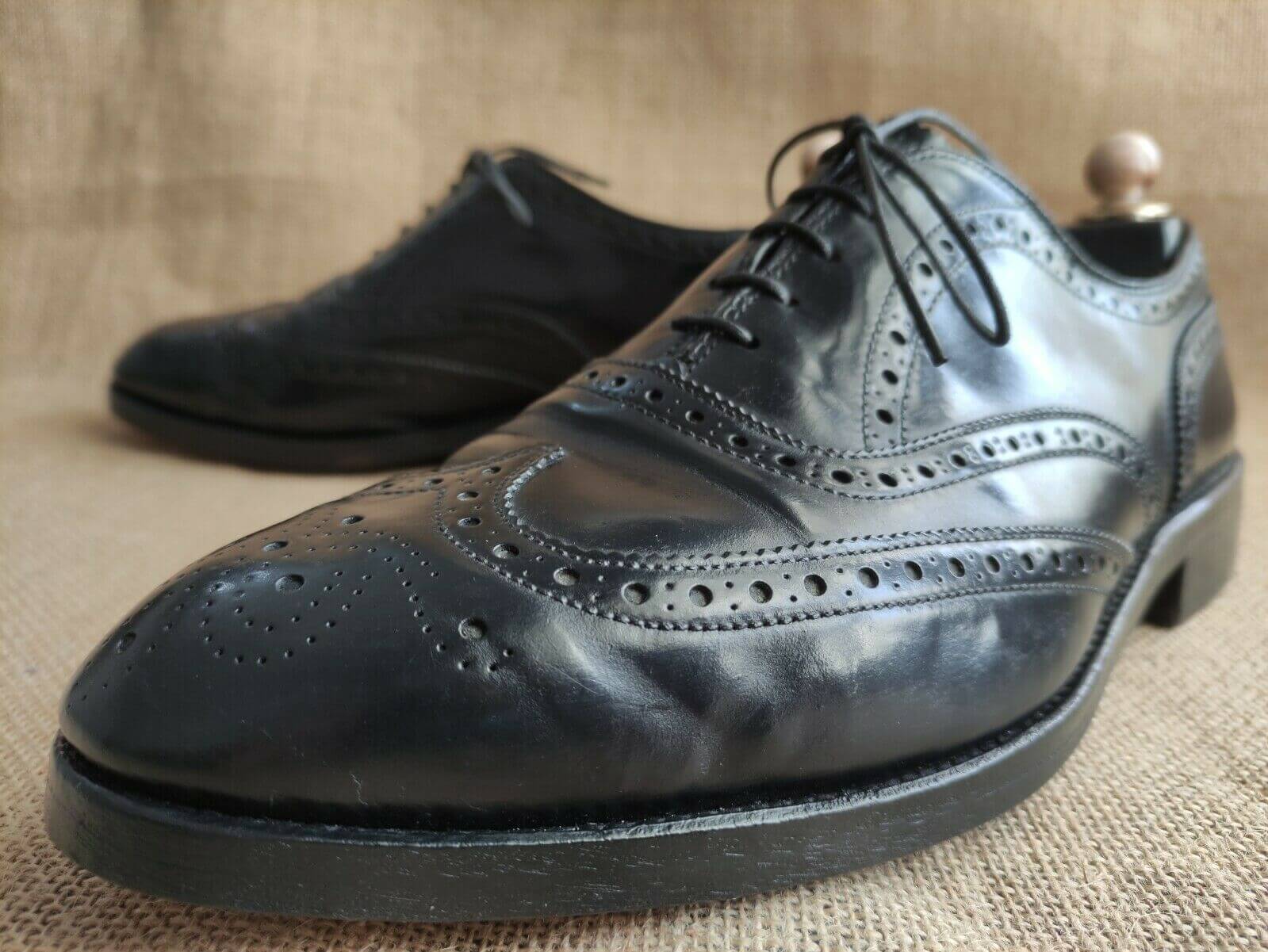 Alden 2335 Men's Black Shell Cordovan Wingtip Oxford Shoes Size US 10.5 ...